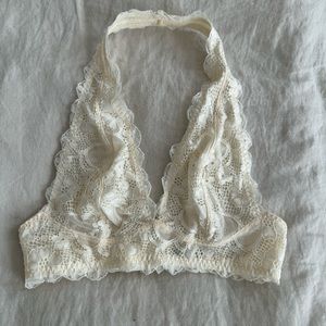 Free People Cream Lace Bandeau